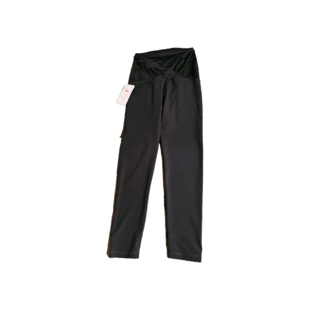 Ingrid & Isabel  Maternity Over Belly Active Leggings Black Medium
